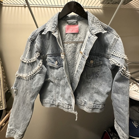 Like new azela wang Jean jacket!!! - Picture 1 of 3